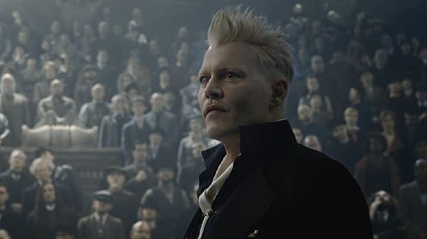 Johnny Depp di film Fantastic Beast.