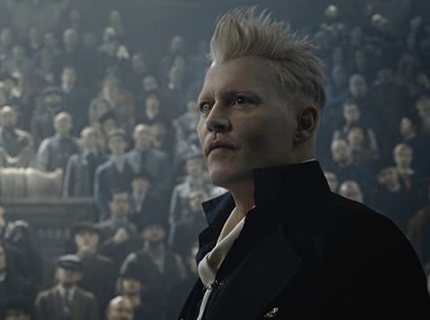 Johnny Depp di film Fantastic Beast.
