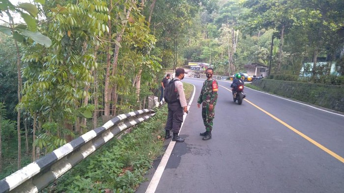 Lokasi penemuan mayat di Karangsari, Patuk, Gunungkidul