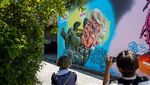 Mural Trump Jadi Kura-Kura Mejeng di Jalanan Sydney