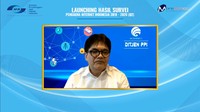 Paparan hasil survei ini juga dihadiri para undangan termasuk ketua Badan Siber dan Sandi Negara (BSSN) dan Direktur Jenderal Penyelenggaraan Pos dan Informatika Kementerian Komunikasi dan Informatika RI.