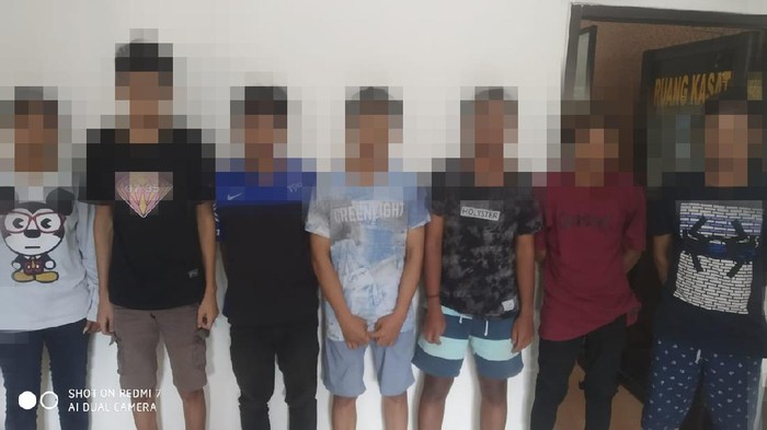 Polres Sumbawa menangkap 7 orang yang didapati sedang pesta sabu (dok. Istimewa)