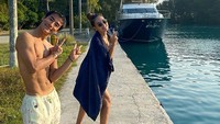 Luna Maya dan Ryochin pernah belibur bersama. Foto: Instagram Ryochin