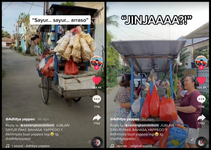 Viral Video Emak-emak Belanja Sayur Pakai Bahasa Korea-Indonesia
