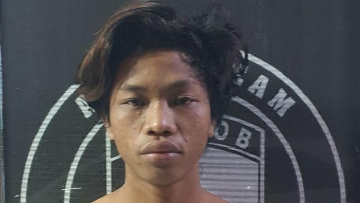 Aparat kepolisian menangkap seorang dari kawanan pelaku begal yang kerap beraksi di kota Makassar Yusran (22).