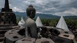 Begini Persiapan Candi Borobudur Antisipasi Erupsi Merapi