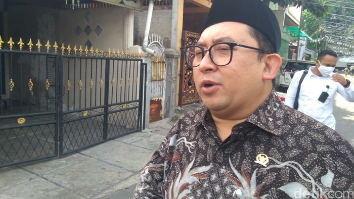Fadli Zon di Petamburan (Adhyasta Dirgantara/detikcom).