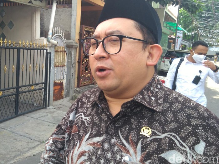 Fadli Zon di Petamburan (Adhyasta Dirgantara/detikcom).