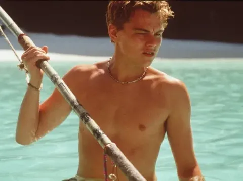 Foto Leonardo DiCaprio di Pinggir Pantai Miami Florida