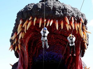 Mau Masuk ke Mulut Godzilla Raksasa, Jepang Punya Wahananya