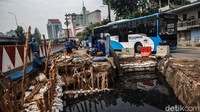 Kolam Kolakan air ini akan menampung aliran air dari Jalan Satria sebelum disedot menggunakan mesin pompa.