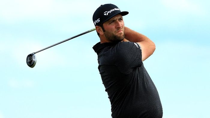 Jon Rahm NASSAU, BAHAMAS - DECEMBER 05: Jon Rahm of Spain hits his tee shot on the seventh hole during the second round of the Hero World Challenge at Albany on December 05, 2019 in Nassau, Bahamas. (Photo by Mike Ehrmann/Getty Images)
