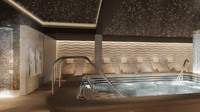 Ini ruang spa. Iona dari P&O Cruises adalah salah satu kapal pesiar pertama di dunia yang digerakkan oleh LNG (gas alam cair). Aksi itu akan diikuti oleh beberapa kapal lainnya.