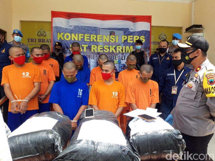 Komplotan pencuri pabrik baju branded di Boyolali, Kamis (12/11/2020).