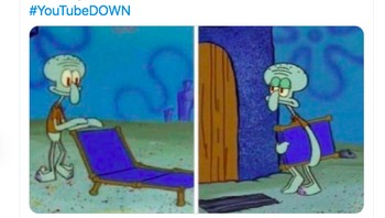 Sudah senang akan mengakses video baru YouTube tapi tidak jadi karena tumbang. Foto: istimewa