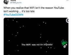 Meme Kocak YouTube Tumbang Pakai Adegan Among Us