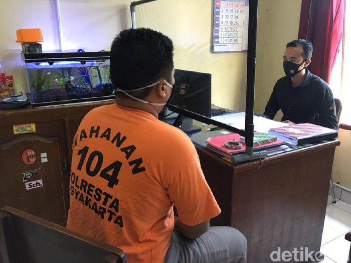 Pelaku pembacokan, MIH atau Siho yang beraksi di jalanan Kota Yogyakarta.