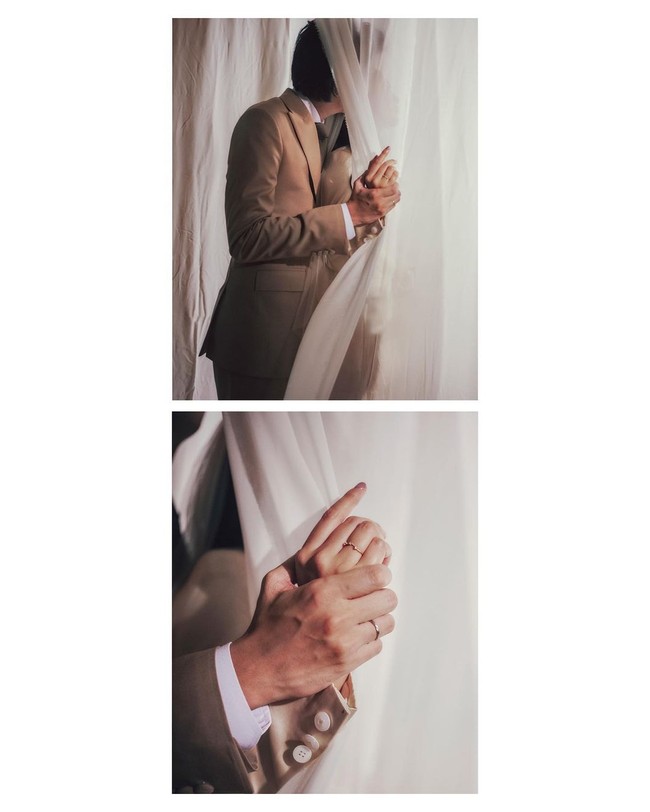 Cincin sebagai lambang pengikat dua insan juga dipamerkan Sherina di unggahan tersebut. (Foto: Instagram/@sherinasinna)