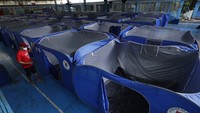 Sejumlah lokasi dijadikan tempat pengungsian bagi warga yang terdampak Topan Vamco di kawasan Filipina. AP Photo/Aaron Favila.