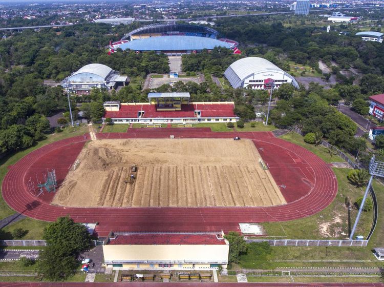 Sambut Piala Dunia U-20 2021, Arena Atletik Jakabaring Direnovasi