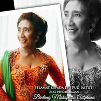 Mantan Menteri Kelautan dan Perikanan Susi Pudjiastuti menerima Bintang Mahaputera Adipradana dari Presiden Joko Widodo di Istana Negara, Jakarta, Rabu (11/11/2020). Tanda kehormatan ini diberikan melalui Keputusan Presiden RI Nomor 118 dan 119/TK/TH 2020 tanggal 6 November 2020. Pemberian tanda jasa kehormatan ini merupakan hasil persetujuan dari Dewan Gelar, Tanda Jasa, dan Tanda Kehormatan. (Foto: dok. Pribadi)