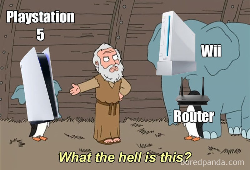fotoinet meme ps5 bahan guyonan