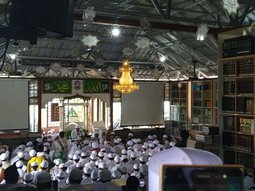 Habib Rizieq di Ponpes Alam Agrokultural Markaz Syariah, Megamendung, Bogor, Jumat (13/11/2020).