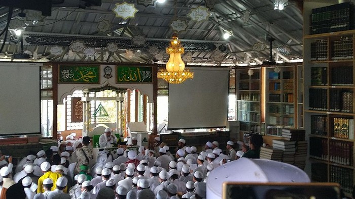 Habib Rizieq di Ponpes Alam Agrokultural Markaz Syariah, Megamendung, Bogor, Jumat (13/11/2020).