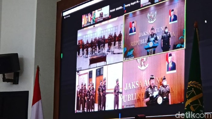 Jaksa Agung Lantik 57 Anggota Satgas Khusus Jampidsus Kejagung.