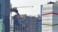 Foto diambil dari gedung Transmedia.