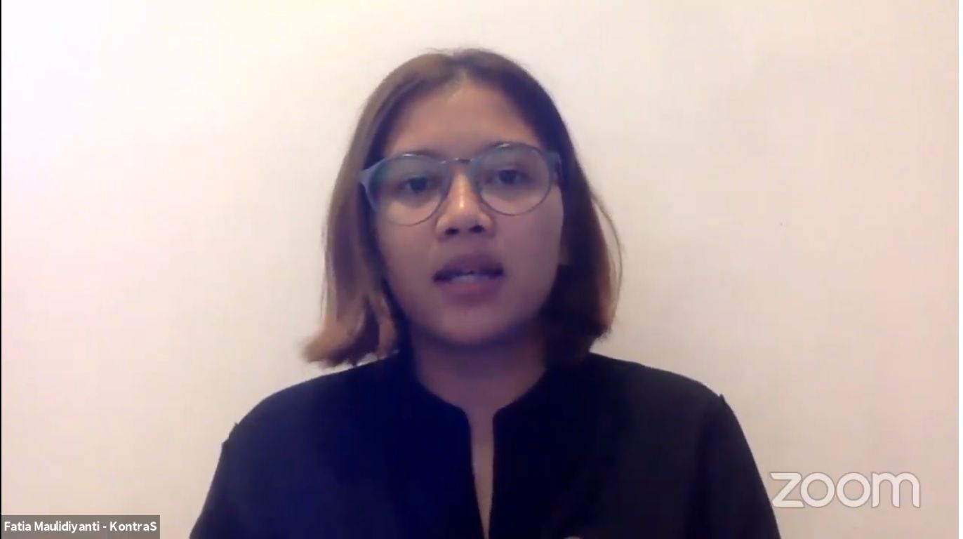 Koordinator KontraS Fatia Maulidiyanti