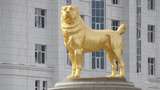 Presiden Turkmenistan Buat Patung Anjing Raksasa dari Emas Setinggi 6 Meter