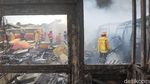 Puluhan Bangkai Bus TransJ di Bogor Terbakar