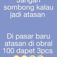 Sebutannya sama-sama atasan, tapi artinya beda kali bun.. Foto: Twitter @txtdrstoryWA