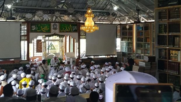 Suasana saat UAS tausiah di Megamendung Bogor