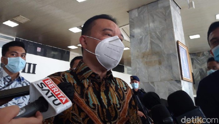 Sufmi Dasco Ahmad (Rahel Narda Chaterine/detikcom).