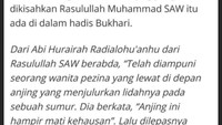 Tidak hanya itu, Nikita Mirzani juga mengutip hadis yang nampaknya dijadikan sindiran. (Foto: dok. Instagram Nikita Mirzani)