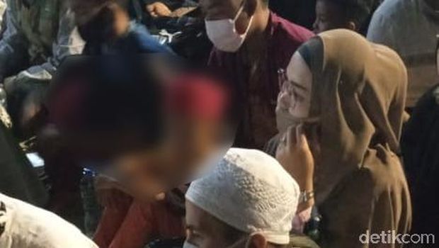 Anak-anak ikut dibawa ke acara Maulid Nabi dan pernikahan putri Habib Rizieq Syihab (dok. detikcom)
