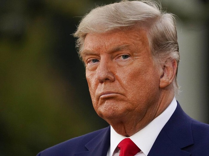 President Donald Trump listens during an event on Operation Warp Speed in the Rose Garden of the White House, Friday, Nov. 13, 2020, in Washington. (AP Photo/Evan Vucci)