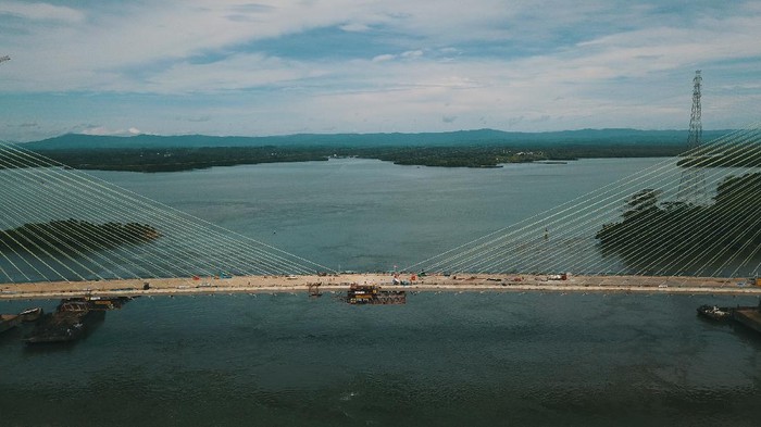 Jembatan Pulau Balang II di Kalimantan Timur