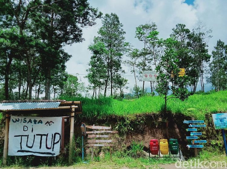 Potret Objek Wisata Kali Talang yang Ditutup karena Merapi Siaga