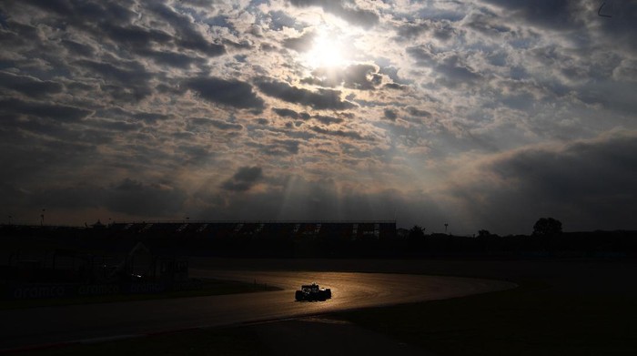 ISTANBUL, TURKEY - NOVEMBER 13: Lance Stroll of Canada driving the (18) Racing Point RP20 Mercedes on track during practice ahead of the F1 Grand Prix of Turkey at Intercity Istanbul Park on November 13, 2020 in Istanbul, Turkey. (Photo by Clive Mason/Getty Images)