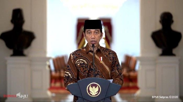 Presiden Jokowi membuka Musabaqah Tilawatil Quran (MTQ) tingkat Nasional ke-28 Tahun 2020 yang digelar di Sumbar (YouTube Sekretariat Presiden)