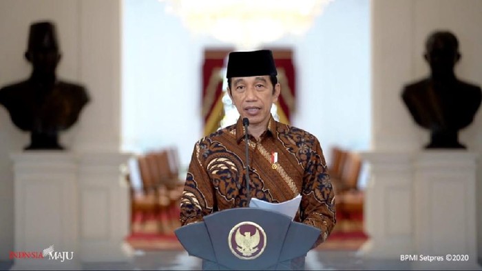 Presiden Jokowi membuka Musabaqah Tilawatil Quran (MTQ) tingkat Nasional ke-28 Tahun 2020 yang digelar di Sumbar (YouTube Sekretariat Presiden)
