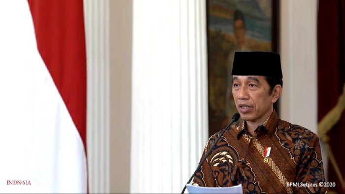 Presiden Jokowi membuka Musabaqah Tilawatil Quran (MTQ) tingkat Nasional ke-28 Tahun 2020 yang digelar di Sumbar (YouTube Sekretariat Presiden)