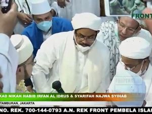 Abaikan Prokes di Nikahan Putri Habib Rizieq, Kepala KUA Tanah Abang Dicopot