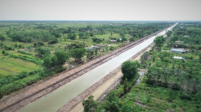 Proyek lumbung pangan (food estate) di Kalimantan Tengah