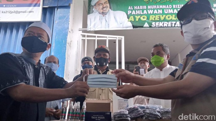 Satgas COVID-19 Kirim bantuan untuk Maulid Nabi di Kediaman Habib Rizieq