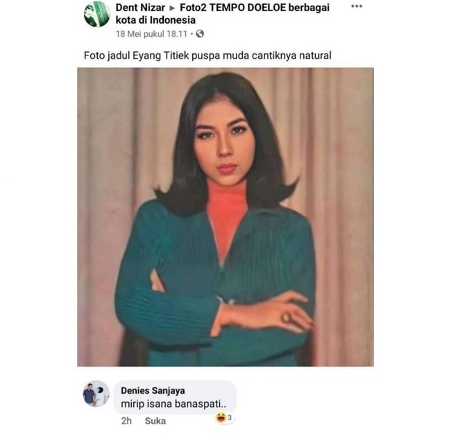 Ada yang tahu nggak Isana Banaspati tuh siapa? hmm.. masih menjadi misteri. Foto: Instagram/feisbuk.id