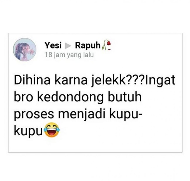 Kedondong nggak ada hubungannya sama kupu-kupu, Panjul.. Makanya kalau pas kelas Biologi jangan bolos melulu deh. Foto: Instagram/@feisbuk.id